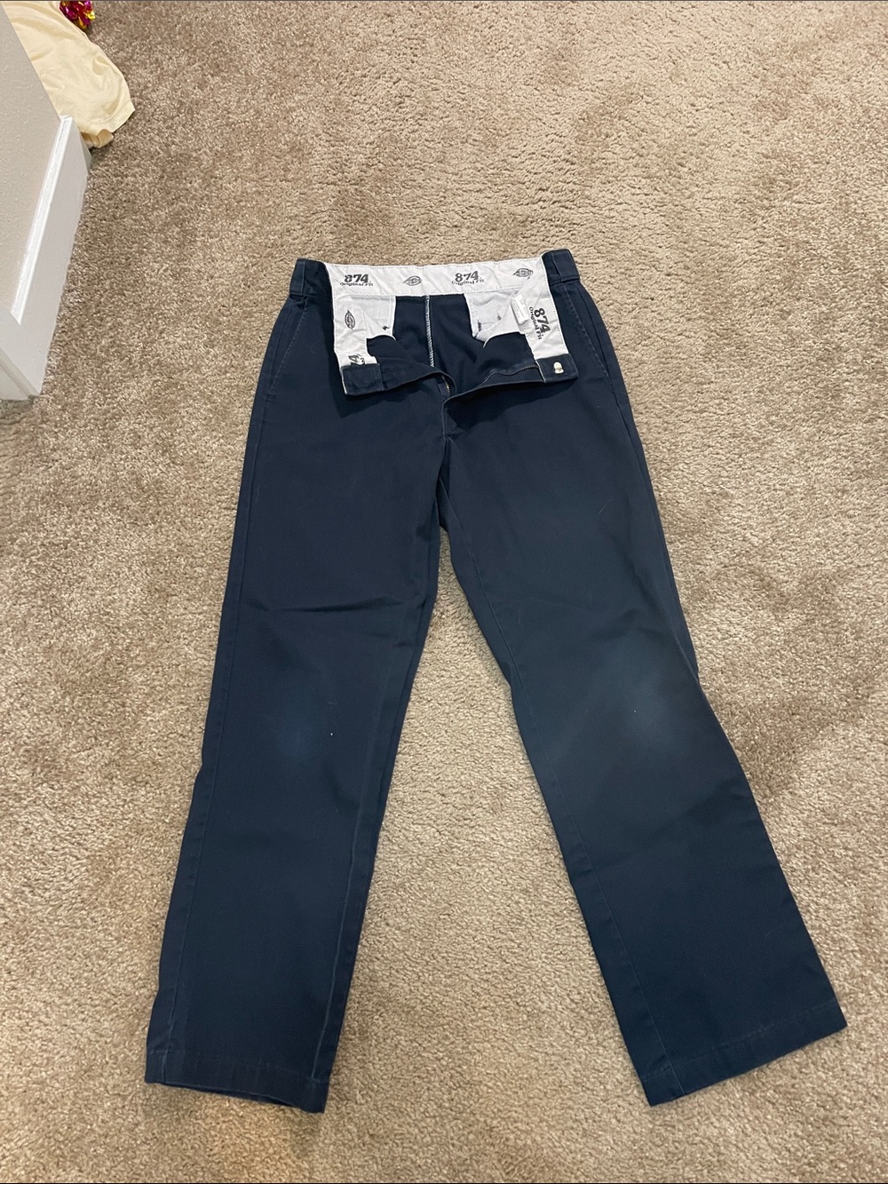 Dickies 874 Original Fit Navy Pants 34X31